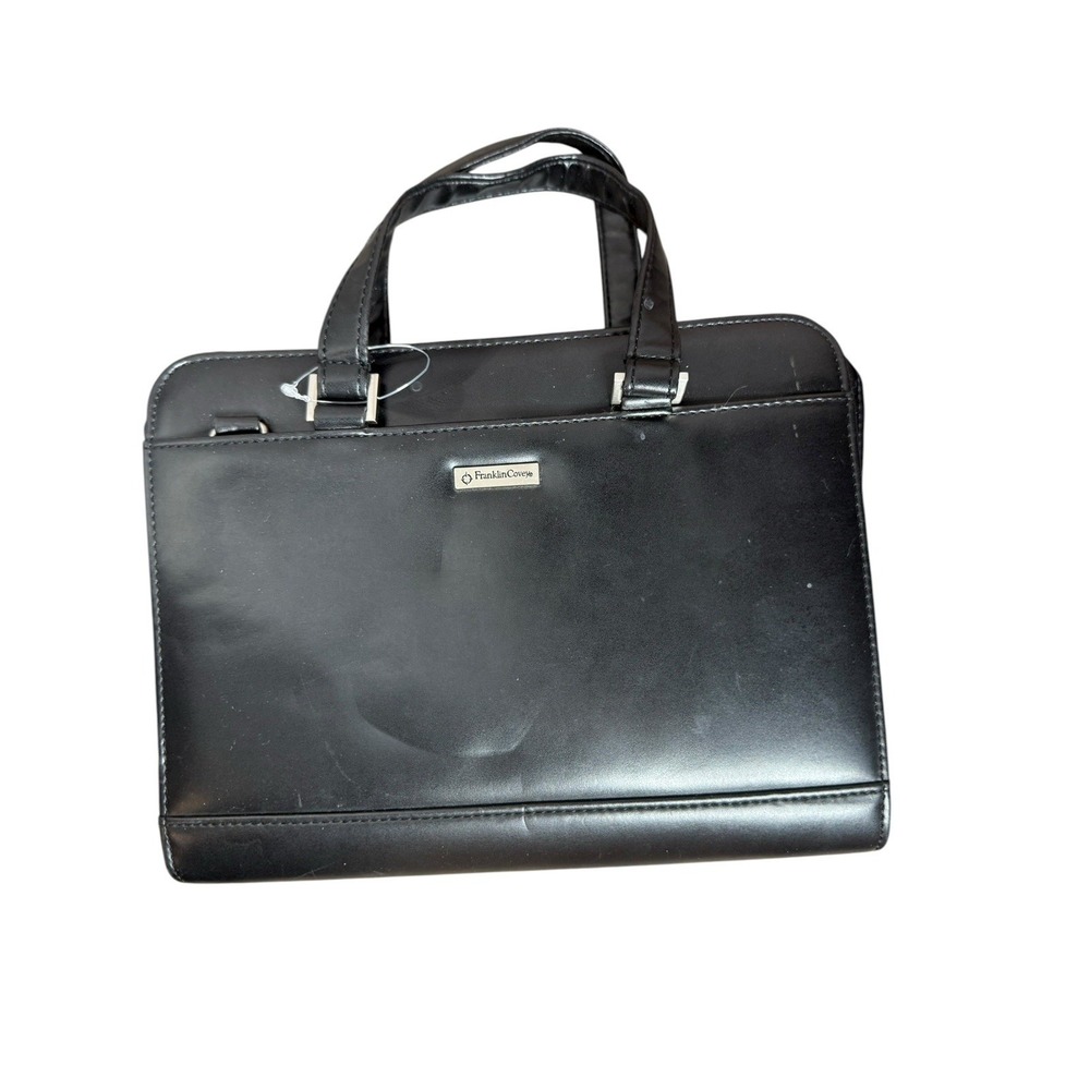Franklin Covey Zip Around Day‎ Planner, black, with handles 7 rings
